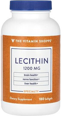 The Vitamin Shoppe, Lecithin, 1.200 mg, 180 Weichkapseln