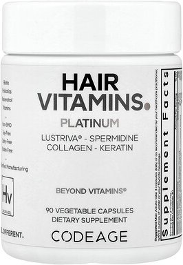 Codeage, Hair Vitamins, Haarvitamin, 90 pflanzliche Kapseln
