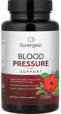 Sunergetic, Blutdruckunterstützung, 90 Kapseln
