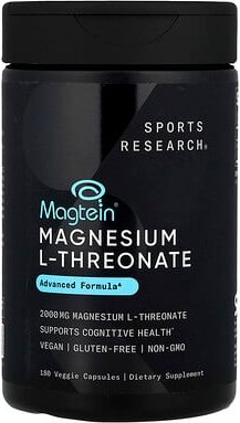 Sports Research, Magtein®, Magnesium-L-Threonat, 180 pflanzliche Kapseln (666 mg pro Kapsel)