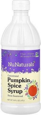 NuNaturals, Konzentrierter Kürbis-Gewürzsirup, 0,47 l (16 fl. oz.)