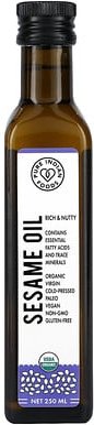 Pure Indian Foods, Kaltgepresstes natives Bio-Sesamöl, 250 ml