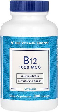 The Vitamin Shoppe, B12, 1000 mcg, 300 Lutschtabletten