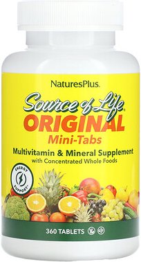 Thumbnail - NaturesPlus, Source of Life, Original Mini-Tabs, Original-Minitabletten, Multivitamin- und Mineralstoff-Nahrungsergänzun...