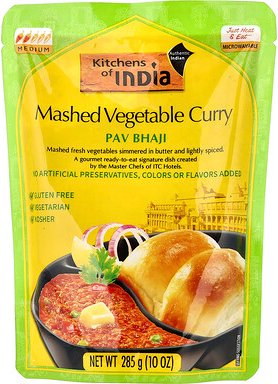 Kitchens of India, Pav Bhaji, Gemüsepüree-Curry, Mittel, 285 g (10 oz.)