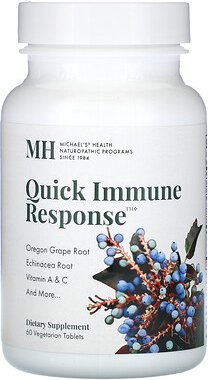Michael's Health, Schnelle Immunreaktion, 60 vegetarische Tabletten