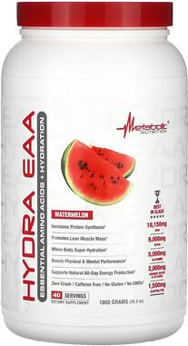 Metabolic Nutrition, Hydra EAA, Wassermelone, 1.000 g (35,2 oz.)