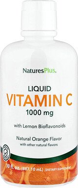 NaturesPlus, Liquid Vitamin C With Lemon Bioflavonoids, flüssiges Vitamin C mit Zitronen-Bioflavonoiden, natürliche Oran...