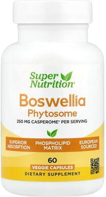 Super Nutrition, Boswellia Serrata Phytosome with Sunflower Lecithin, Indischer-Weihrauch-Phytosom mit Sonnenblumenlecit...