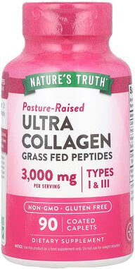 Nature's Truth, Ultra Collagen, Type I & III, Kollagen, Typ I und III, 90 beschichtete Kapseln (1.000 mg pro Kapsel)