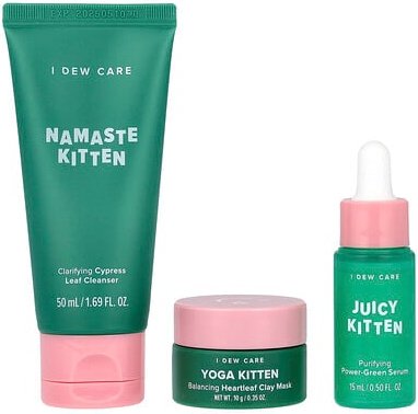 I Dew Care, Kitten My Balance On, ausgleichendes und beruhigendes Trio, 3-teiliges Set