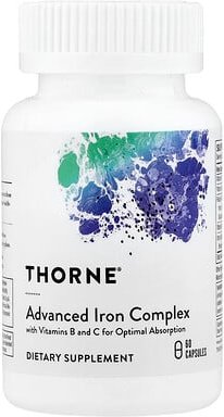 Thorne, Advanced Iron Complex, hochentwickelter Eisenkomplex, 60 Kapseln
