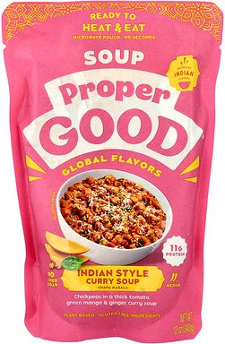Proper Good, Curry Soup nach indischer Art, Chana Masala, mittel, 340 g (12 oz.)