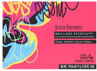 Black Radiance, Brilliant Effekte, Lidschatten-Palette, „Tribal Bright“, 11 g (0,38 oz.)