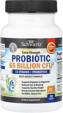 Thumbnail - BioSchwartz, Probiotic, Probiotikum, 30 Kapseln