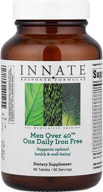 Thumbnail - Innate Response Formulas, Men Over 40™ One Daily, ohne Eisen, 60 Tabletten