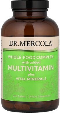 Dr. Mercola, Whole-Food Complex with added Multivitamin plus Vital Minerals, Vollwert-Komplex mit zusätzlichem Multivita...