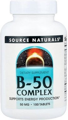 Source Naturals, B-50 Complex, B-50-Komplex, 100 Tabletten