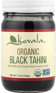 Kevala, Schwarzes Bio-Tahini, 340 g