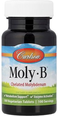 Carlson, Moly-B™, 100 pflanzliche Tabletten (500 mcg pro Tablette)