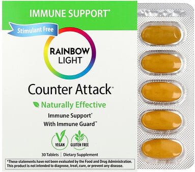 Rainbow Light, CounterAttack®, 30 Tabletten