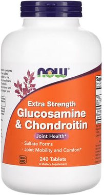 Thumbnail - NOW Foods, Glucosamine & Chondroitin, Glucosamin und Chondroitin, 240 Tabletten