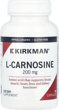 Kirkman Labs, L-Carnosin, 200 mg, 90 Kapseln