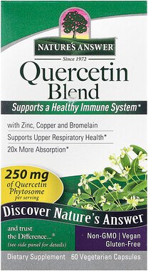 Nature's Answer, Quercetin Blend, 60 pflanzliche Kapseln