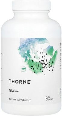 Thorne, Glycine, Glycin, 250 Kapseln (500 mg pro Kapsel)