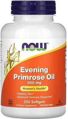 NOW Foods, Nachtkerzen÷l, 500 mg, 250 Softgelkapseln