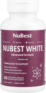 NuBest, Nubest White, weiß, 60 pflanzliche Kapseln