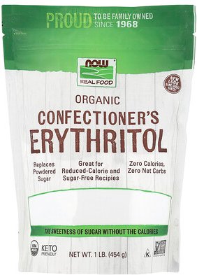 NOW Foods, Real Food, Bio-Konditorei-Erythrit, 454 g (1 lb.)
