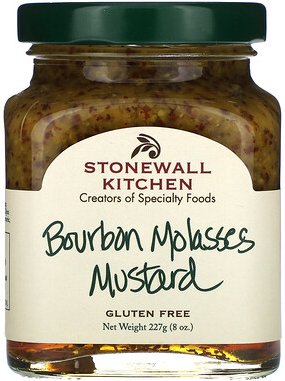 Stonewall Kitchen, Bourbon Melasse Senf, Bourbon-Melasse-Senf, 227 g (8 oz.)