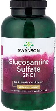 Swanson, Glucosaminsulfat 2KCI, 500 mg, 400 Kapseln