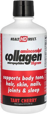 Health Direct, AminoSculpt® Collagen Micropeptides, Kollagen-Mikropeptide, Sauerkirsche, 18 g, 887 ml (30 fl. oz.)