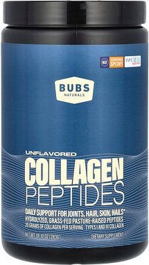 BUBS Naturals, Collagen Peptides, Unflavored, Kollagenpeptide, geschmacksneutral, 283 g (10 oz.)