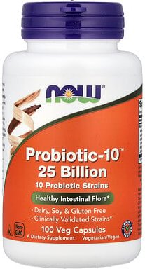 NOW Foods, Probiotic-10™, 100 pflanzliche Kapseln