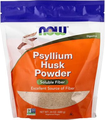 NOW Foods, Psyllium Husk Powder, Flohsamenschalenpulver, 680 g (24 oz.)