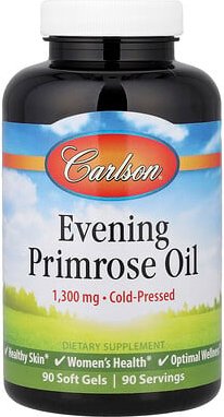Carlson, Nachtkerzenöl, 90 Weichkapseln