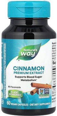 Thumbnail - Nature's Way, Zimt, 60 vegane Kapseln