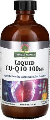 Nature's Answer, Liquid CoQ10, flüssiges CoQ10, Mandarine, 100 mg, 240 ml (8 fl. oz.)