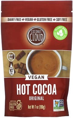 Thumbnail - Coconut Cloud, Vegan Hot Cocoa, veganer heißer Kakao, Original, 198 g (7 oz.)
