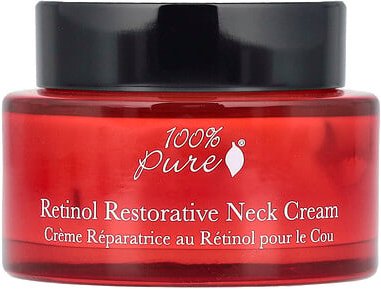100% PURE, Retinol Restorative Halscreme, restaurative Halscreme mit Retinol, 44 ml (1,5 fl. oz.)