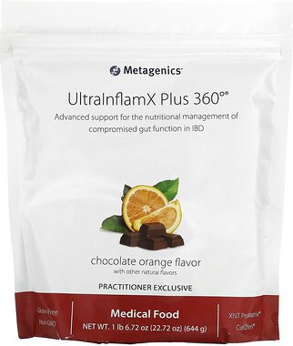 Metagenics, UltralnflamX Plus 360°, medizinisches Lebensmittel, Schokolade-Orange, 22,72 oz. (644 g)