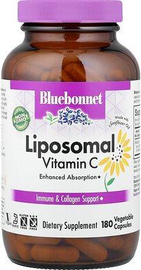 Bluebonnet Nutrition, Liposomal Vitamin C, liposomales Vitamin C, 180 pflanzliche Kapseln (500 mg pro Kapsel)
