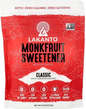 Thumbnail - Lakanto, Monkfruit Sweetener with Erythritol, Mönchsfrucht-Süßstoff mit Erythrit, klassisch, 235 g (8,29 oz.)