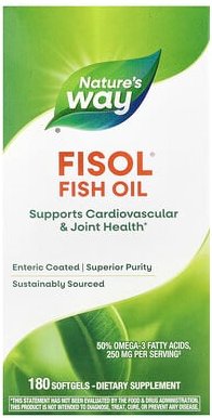 Thumbnail - Nature's Way, Fisol, Fischöl, 180 Weichkapseln