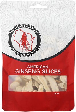 Dairyland Ginseng, American Ginseng Slices, American Ginseng Slices, 4 oz