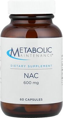 Metabolic Maintenance, NAC, 600 mg, 60 Kapseln