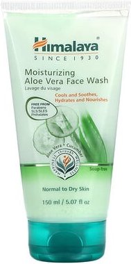 Himalaya, Feuchtigkeitsspendendes Aloe-Vera-Gesichtswaschmittel, normale bis trockene Haut, 150 ml (5,07 fl. oz.)